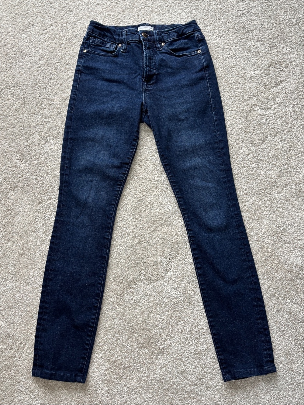 Good American Good Legs Skinny Jean Mid Rise Size 4 - Picture 4 of 9